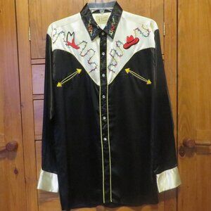 RARE Vintage Circa 1960- 1970’s Saddle Champ - Ranch Wear shirt!  Made in Canada